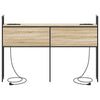 Storage Headboard Sonoma oak 120 cm Engineered wood
