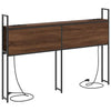 Storage Headboard Brown oak 120 cm Engineered wood