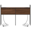 Storage Headboard Brown oak 120 cm Engineered wood