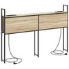 Storage Headboard Sonoma oak 135 cm Engineered wood