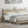 Storage Headboard Sonoma oak 180 cm Engineered wood
