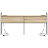Storage Headboard Sonoma oak 180 cm Engineered wood