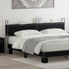 Storage Headboard Black oak 200 cm Engineered wood