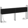 Storage Headboard Black oak 200 cm Engineered wood