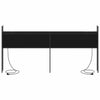 Storage Headboard Black oak 200 cm Engineered wood