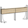 Storage Headboard Sonoma oak 200 cm Engineered wood