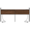 Storage Headboard Brown oak 200 cm Engineered wood