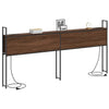 Storage Headboard Brown oak 200 cm Engineered wood
