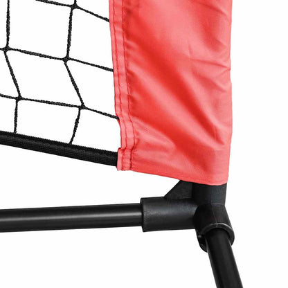 Tennis Net Folding Black and Red 396 x 92 x 87 cm Polyester