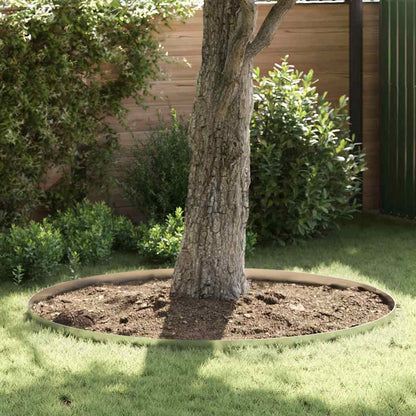 Lawn Edging 450 x 0.05 x 10 cm Galvanised Steel Silver