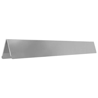 Lawn Edging 4 pcs 450 x 0.05 x 10 cm Galvanised Steel Silver