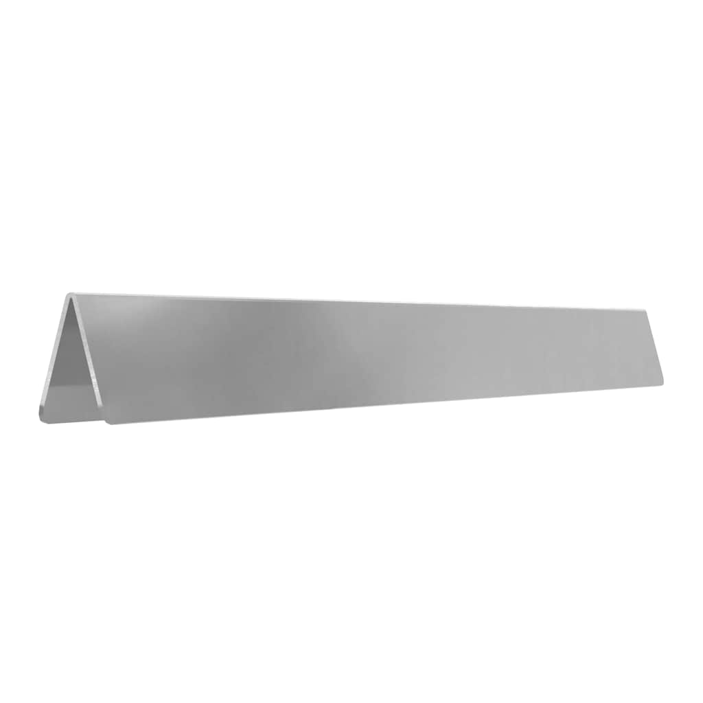 Lawn Edging 4 pcs 450 x 20 cm Galvanised Steel Silver