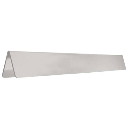 Lawn Edging 450 x 25 cm Stainless Steel Silver