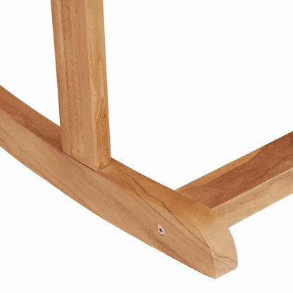 Adirondack Rocking Chair 2 pcs Brown Solid Teak wood