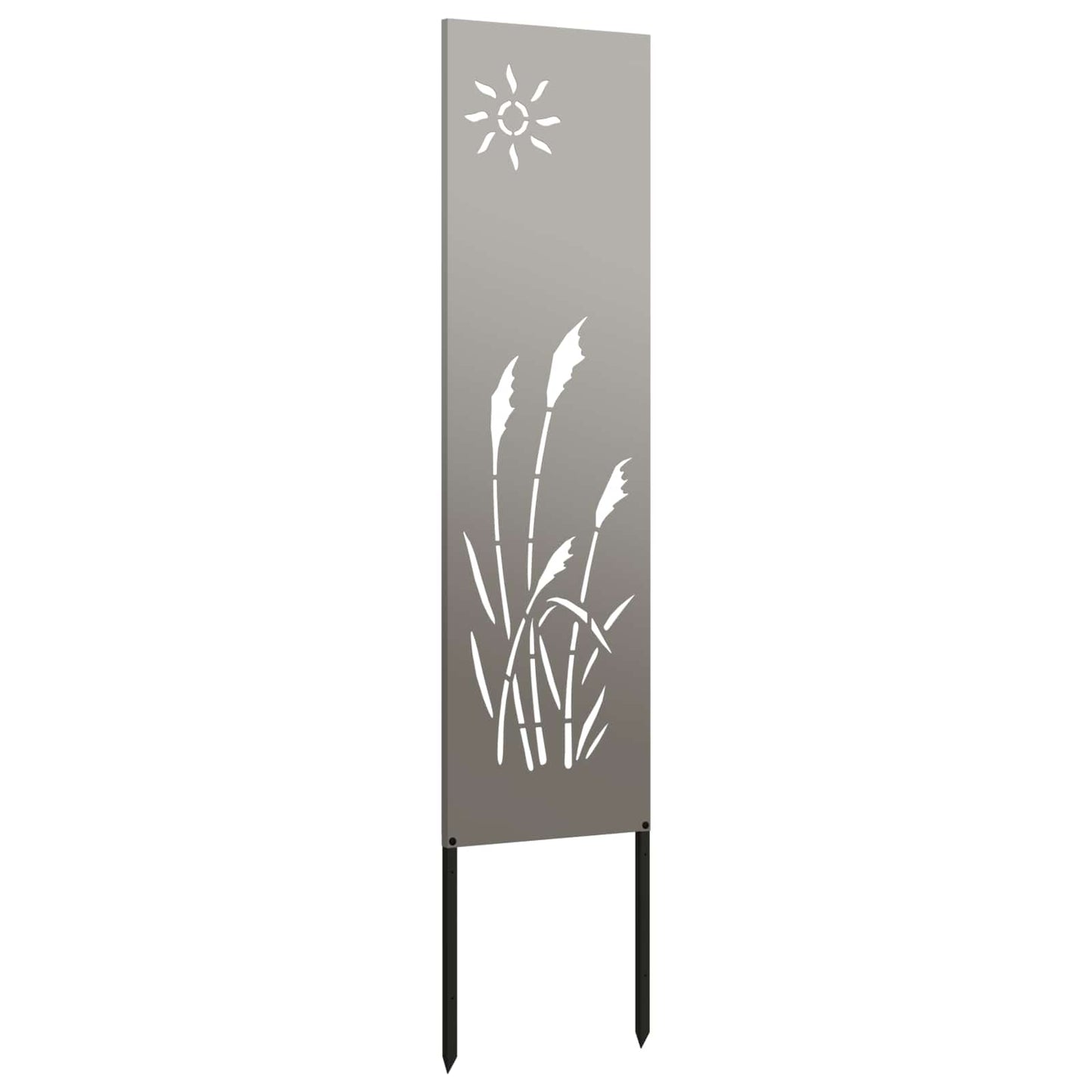 Garden Privacy Screen Rusty 32 x 140 cm Weathering Steel