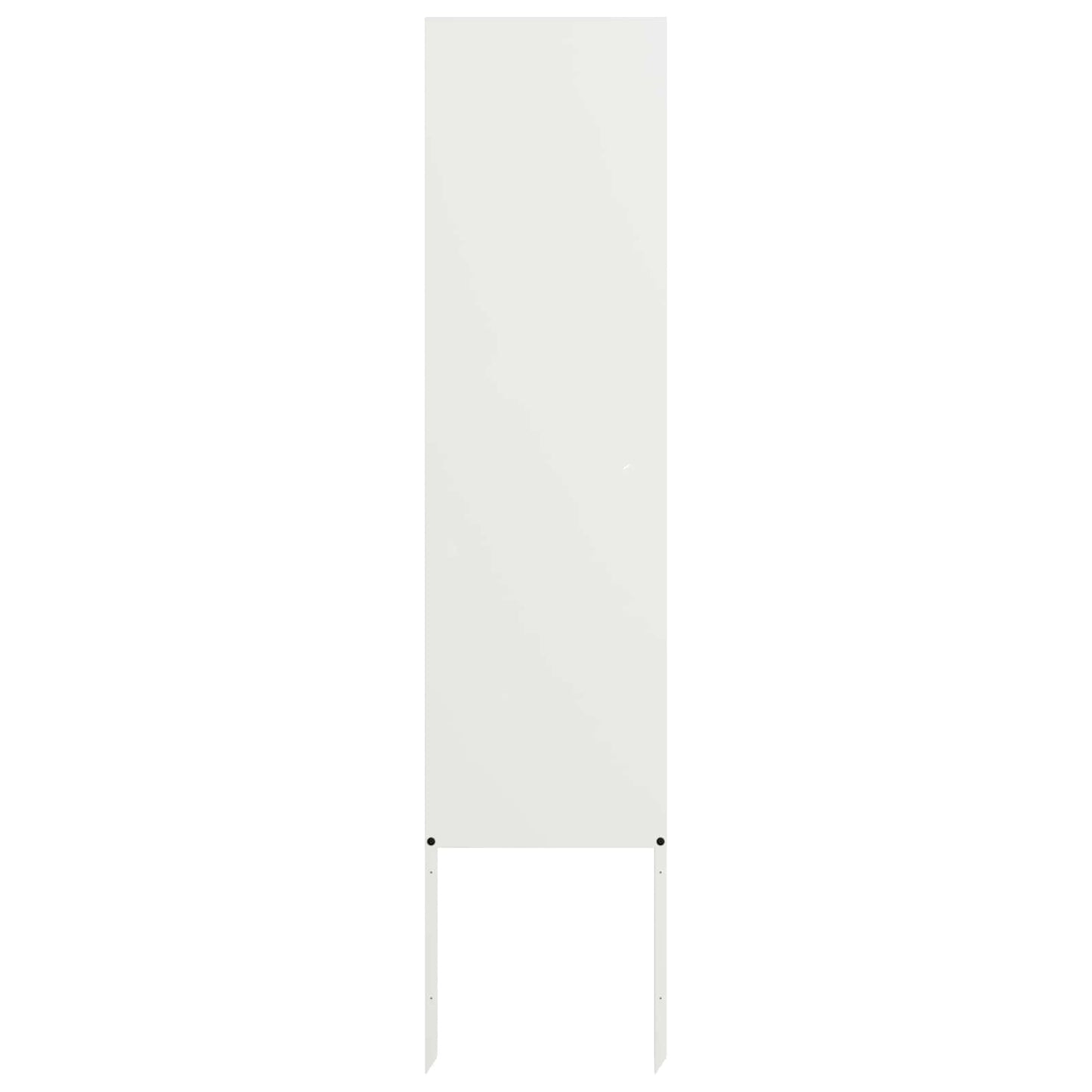 Garden Privacy Screen White 32 x 140 cm Cold-rolled steel