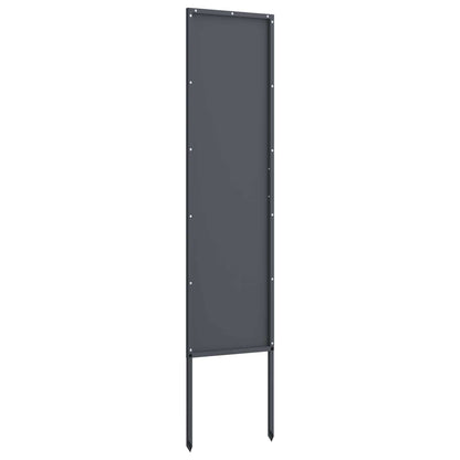 Garden Privacy Screen Anthracite 32 x 140 cm Cold-rolled steel