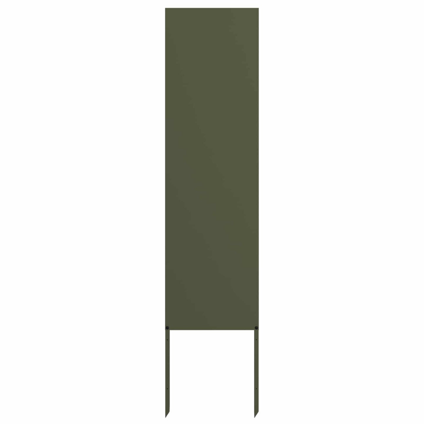 Garden Privacy Screen Olive green 32 x 140 cm Cold-rolled steel