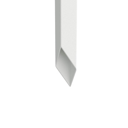 Garden Privacy Screen White 32 x 140 cm Cold-rolled steel
