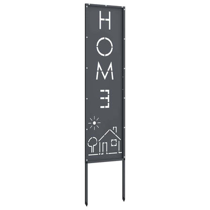 Garden Privacy Screen Anthracite 32 x 140 cm Cold-rolled steel