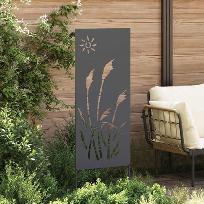 Garden Privacy Screen Anthracite 50 x 140 cm Cold-rolled steel
