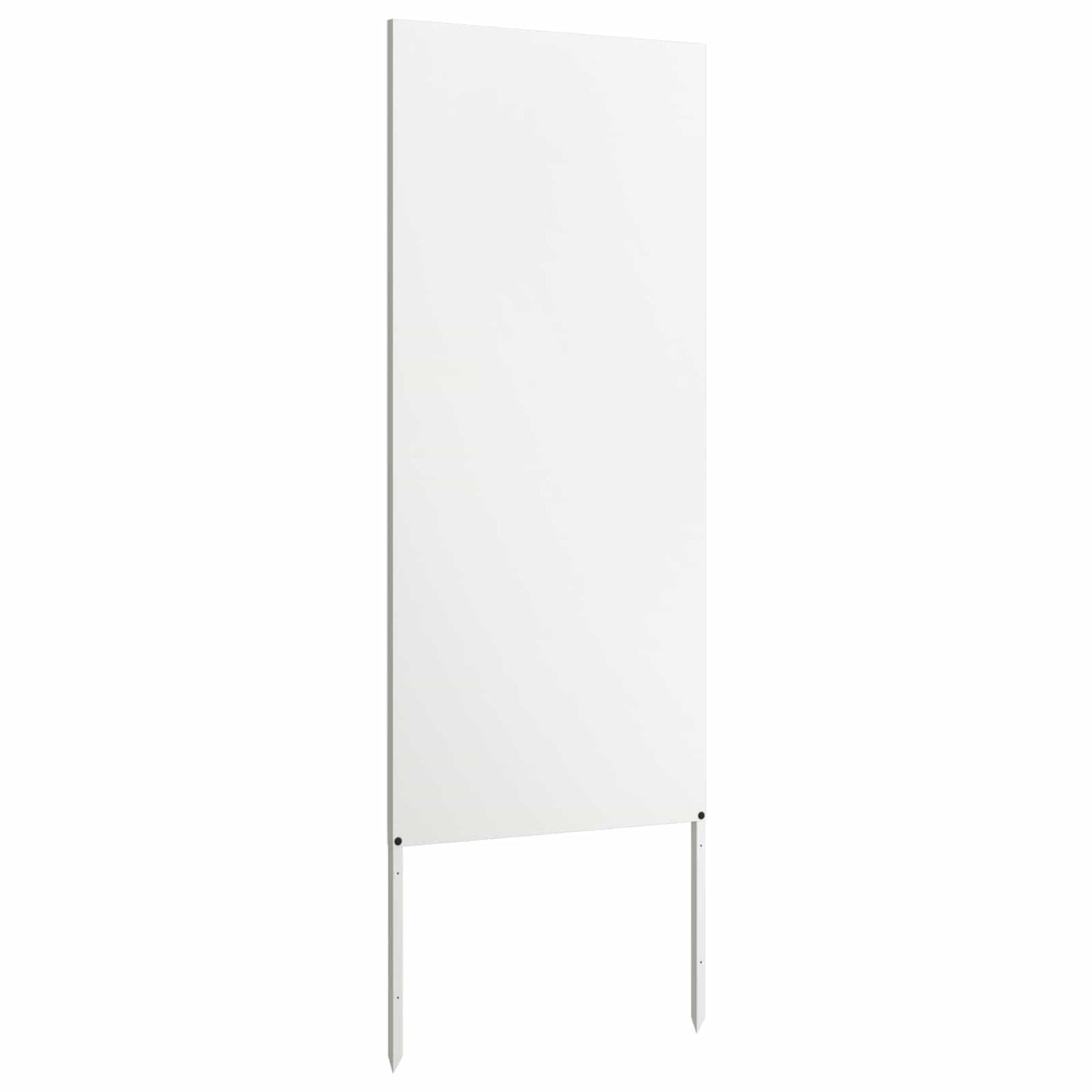 Garden Privacy Screen White 50 x 140 cm Cold-rolled steel
