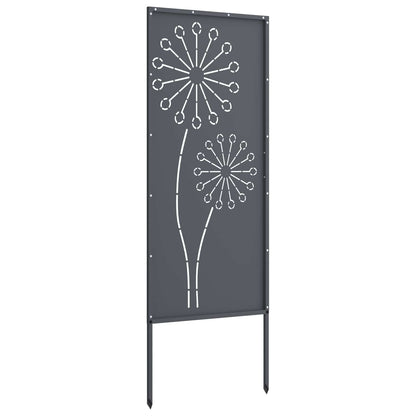 Garden Privacy Screen Anthracite 50 x 140 cm Cold-rolled steel