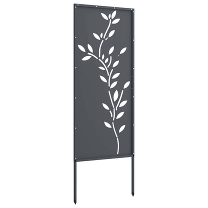 Garden Privacy Screen Anthracite 50 x 140 cm Cold-rolled steel