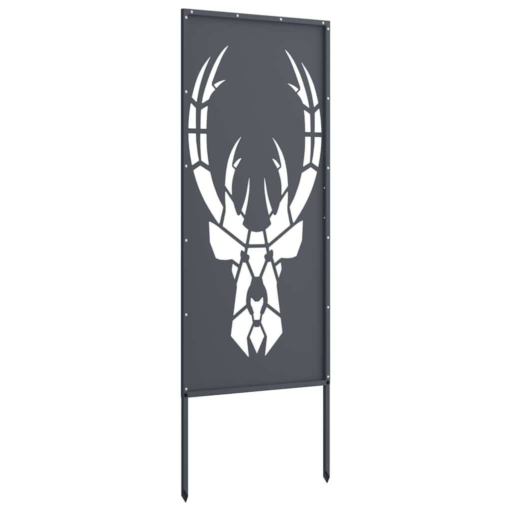 Garden Privacy Screen Anthracite 50 x 140 cm Cold-rolled steel