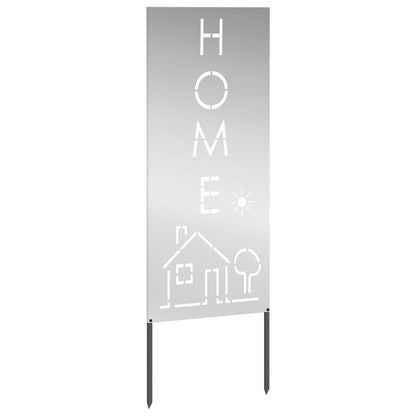 Garden Privacy Screen Silver 50 x 140 cm Galvanised steel