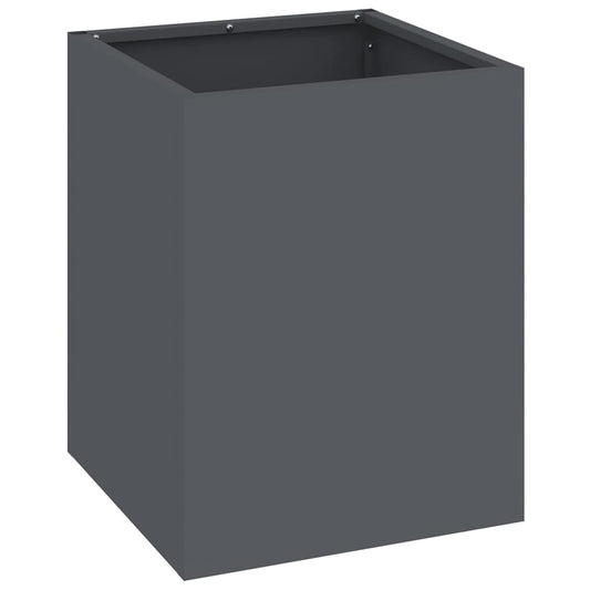 Garden Planter Anthracite 32 x 32 x 40 cm Cold-rolled Steel
