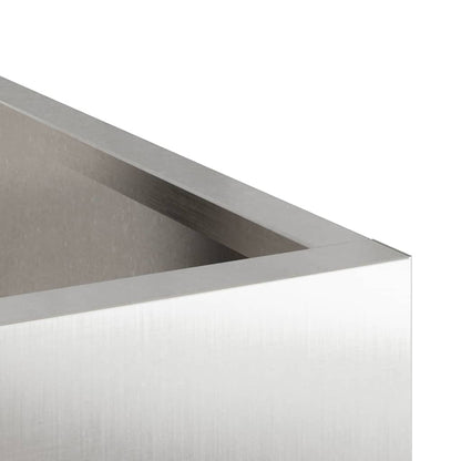 Garden Planter Stainless Steel 32 x 32 x 40 cm Stainless Steel