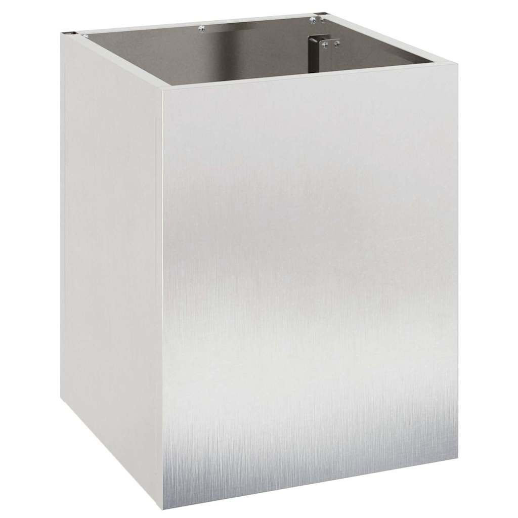 Garden Planter Stainless Steel 32 x 32 x 40 cm Stainless Steel