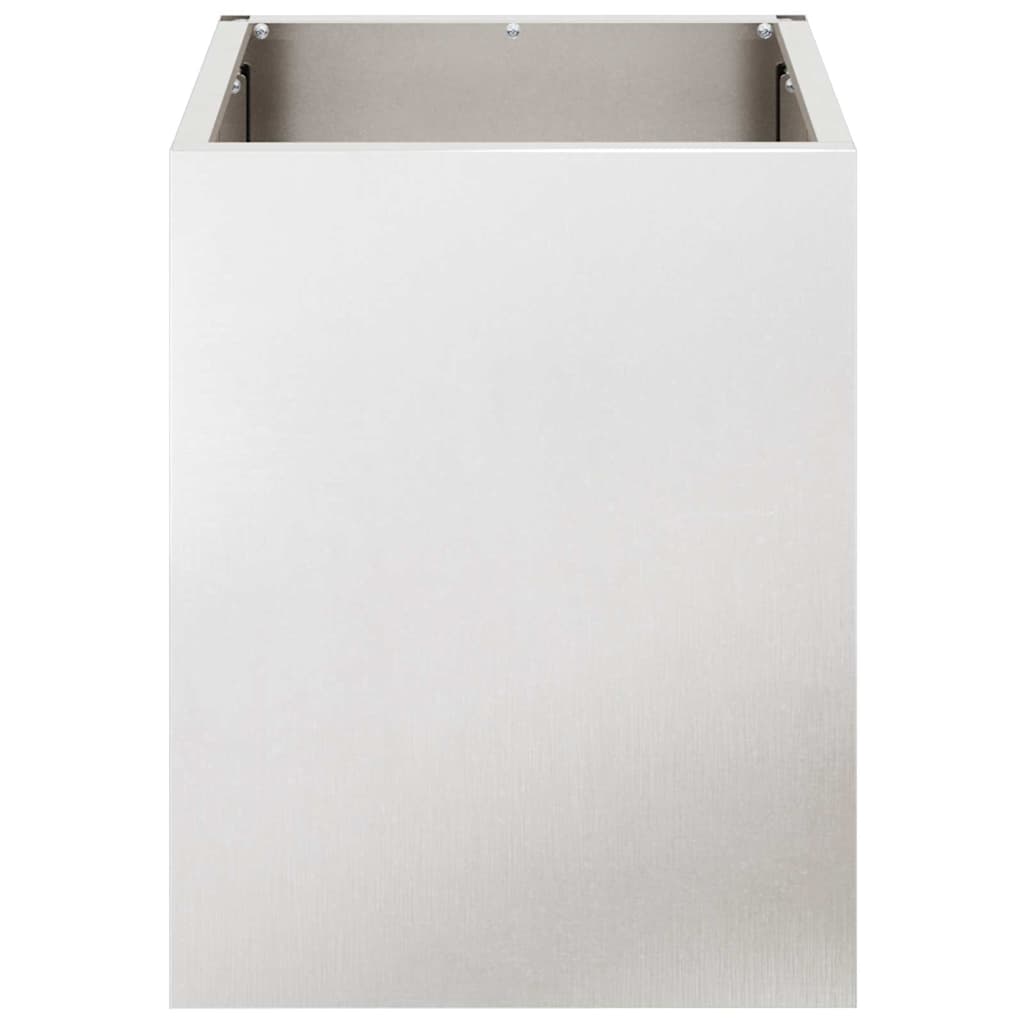 Garden Planter Stainless Steel 32 x 32 x 40 cm Stainless Steel