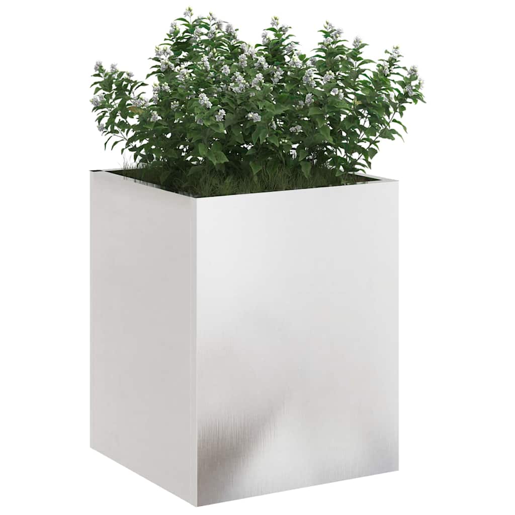 Garden Planter Stainless Steel 32 x 32 x 40 cm Stainless Steel