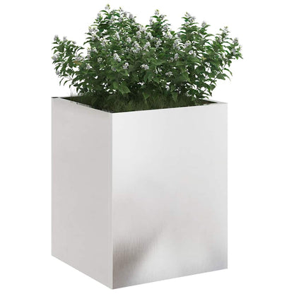 Garden Planter Stainless Steel 32 x 32 x 40 cm Stainless Steel