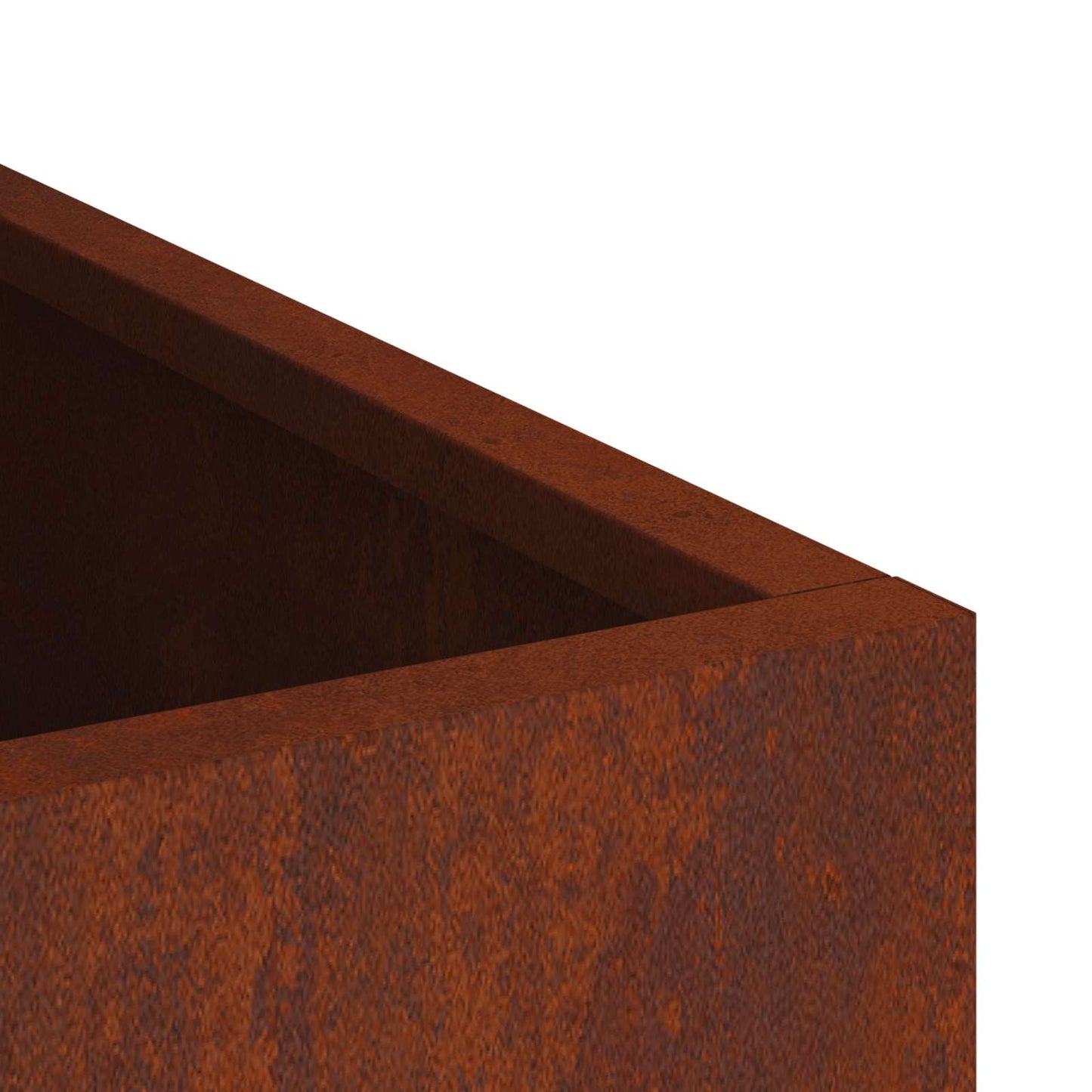 Garden Planter Rusty 32 x 32 x 40 cm Weathering Steel