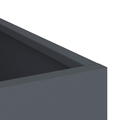 Garden Planter Anthracite 50 x 32 x 40 cm Cold-rolled Steel