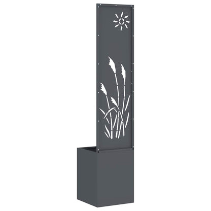 Garden Privacy Screen Anthracite 32 x 150 cm Cold-rolled steel