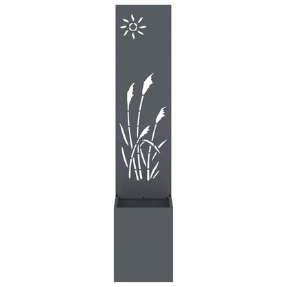 Garden Privacy Screen Anthracite 32 x 150 cm Cold-rolled steel