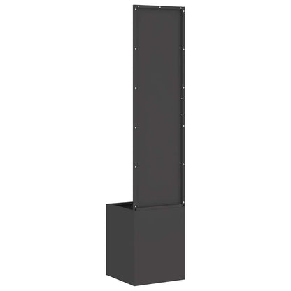 Garden Privacy Screen Black 32 x 32 x 150 cm Cold-rolled steel
