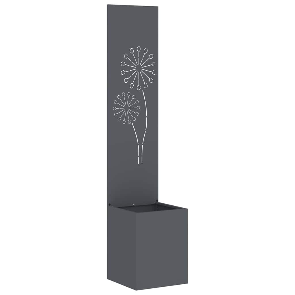 Garden Privacy Screen Anthracite 32 x 150 cm Cold-rolled steel