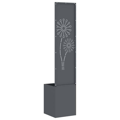 Garden Privacy Screen Anthracite 32 x 150 cm Cold-rolled steel