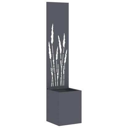 Garden Privacy Screen Anthracite 32 x 150 cm Cold-rolled steel