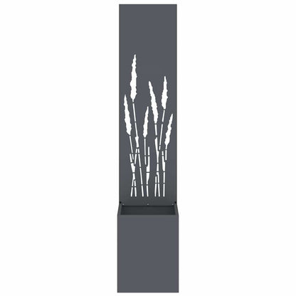 Garden Privacy Screen Anthracite 32 x 150 cm Cold-rolled steel
