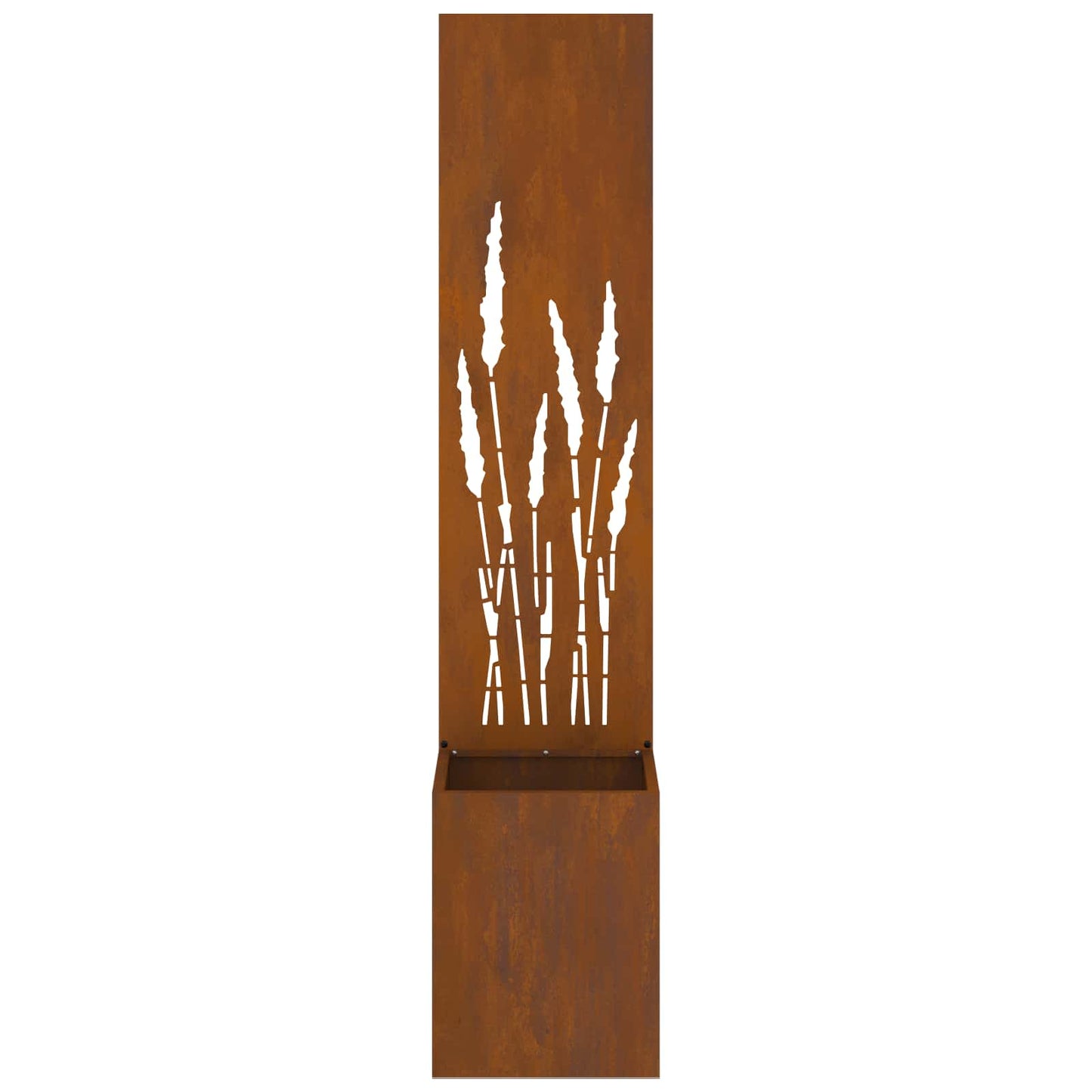 Garden Privacy Screen Rusty 32 x 150 cm Weathering Steel