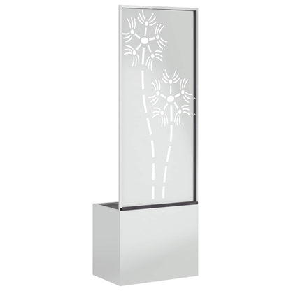 Garden Privacy Screen Silver 50 x 150 cm Galvanised steel