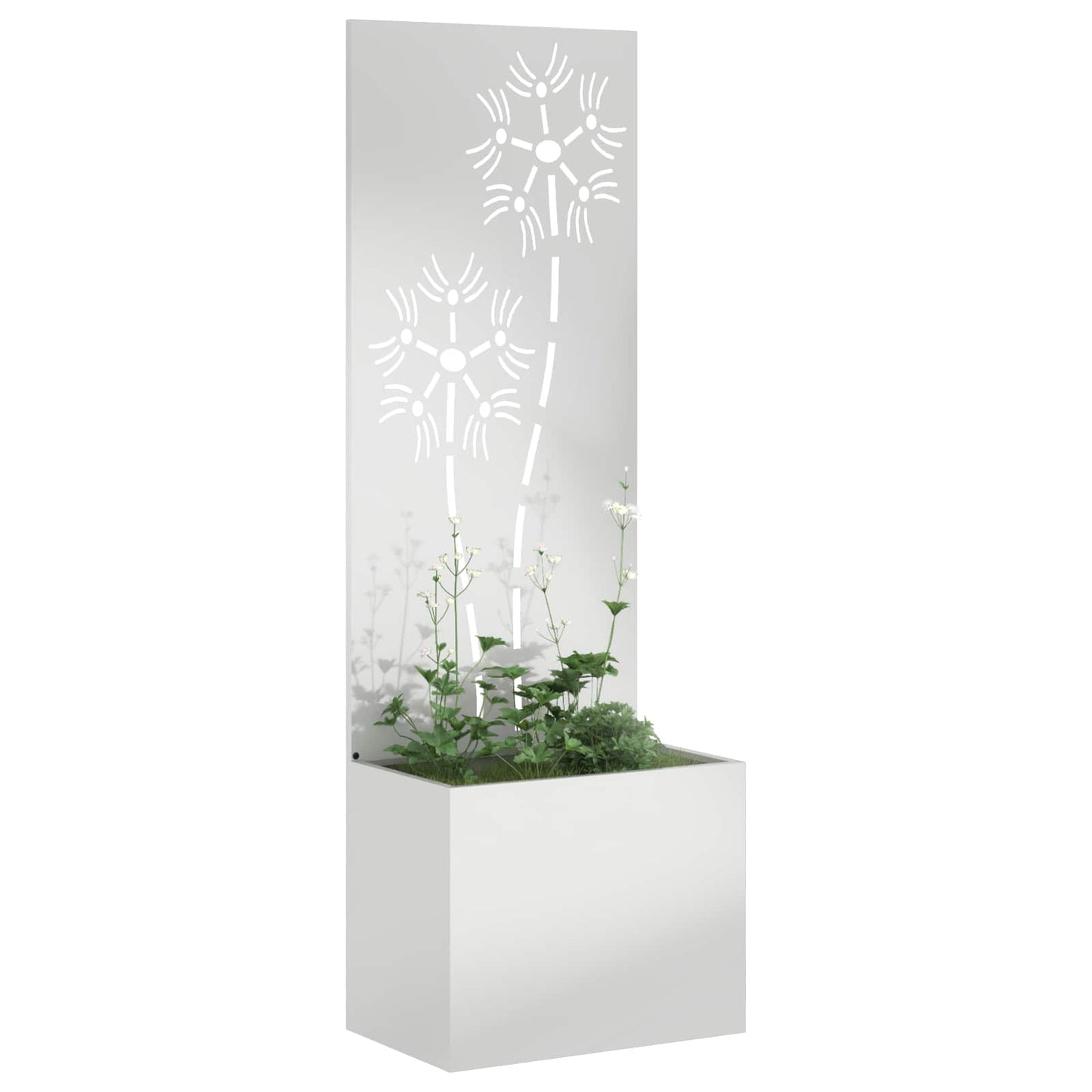 Garden Privacy Screen Silver 50 x 150 cm Galvanised steel