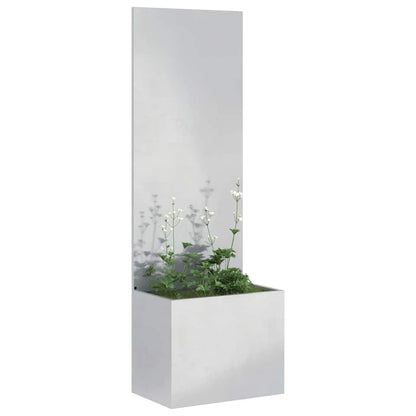 Garden Privacy Screen Sliver 50 x 32 x 150 cm Stainless steel