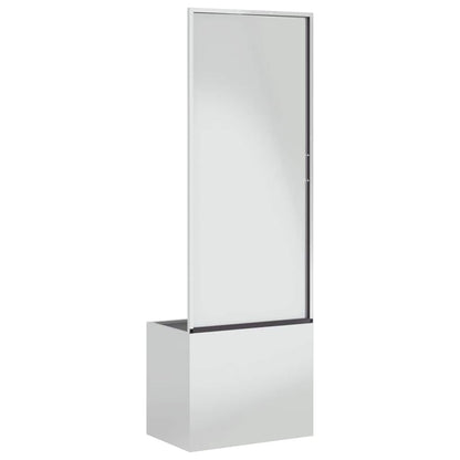 Garden Privacy Screen Silver 50 x 32 x 150 cm Galvanised steel